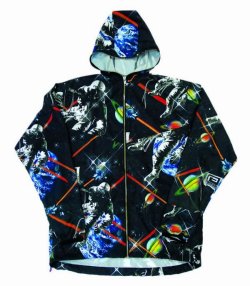 SPACE WAR NYLON ZIP JKT
