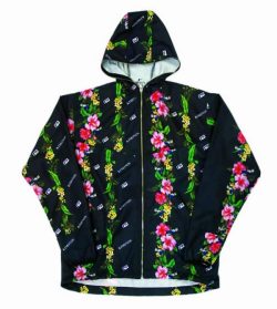 FLOWER FIGHT  NYLON ZIP JKT