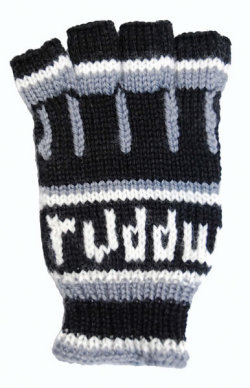 KNIT OPEN FINGER GLOVE 