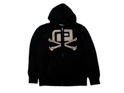 BIG MARK CROSS BONES ZIP HOOD PARKA 