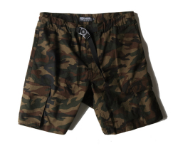 RIP-STOP CAMO SHORT PANTS 