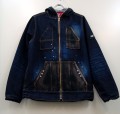 GI-DENIM ZIP HOOD JKT / BRST